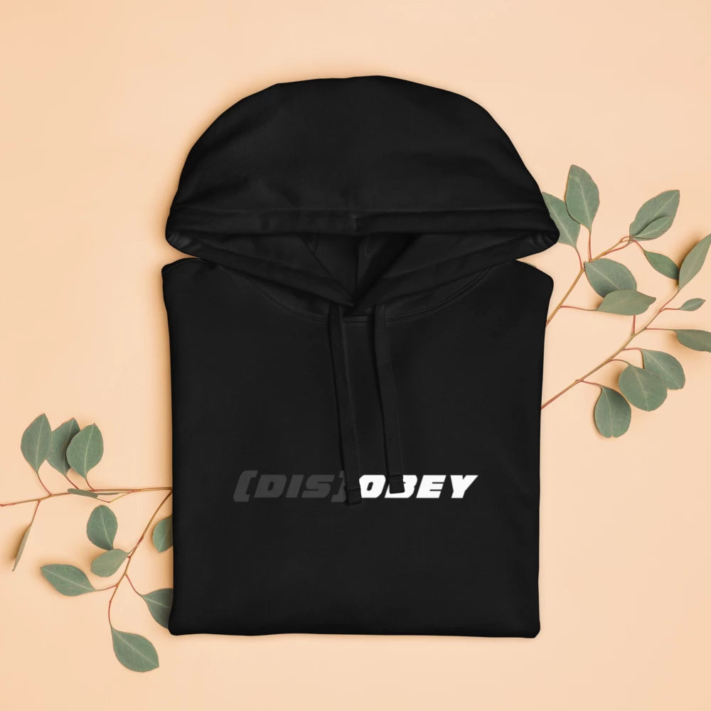 (Dis)obey | Unisex Organic Relaxed Hoodie | BLK